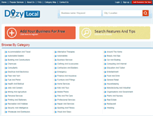 Tablet Screenshot of dizylocal.com